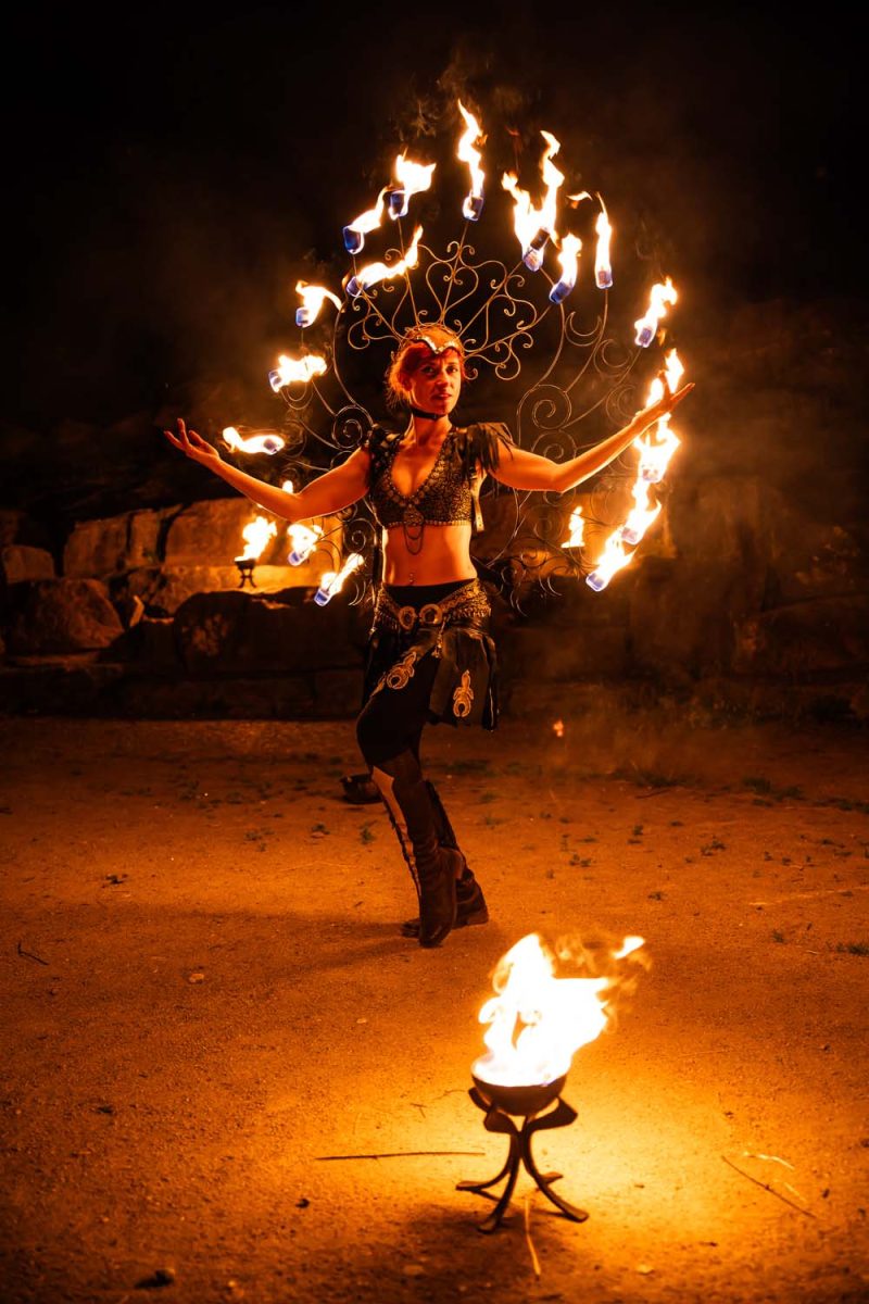 Ohňová show Fire Amazons