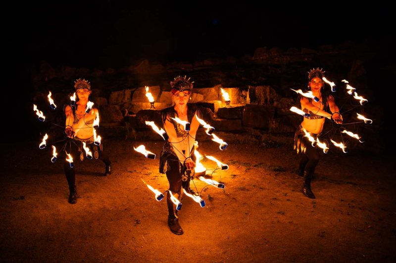 Ohňová show Fire Amazons