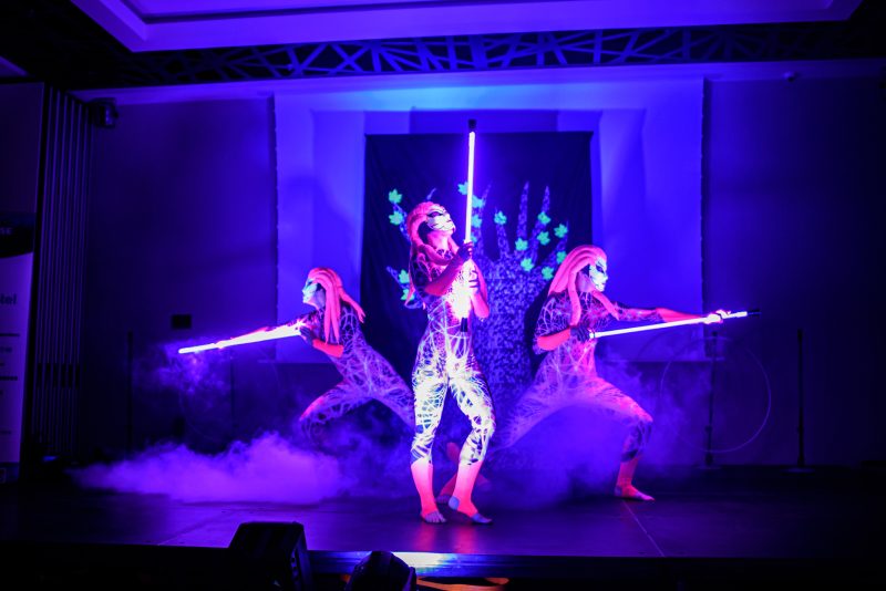 Ilusias světelná show Colour Party